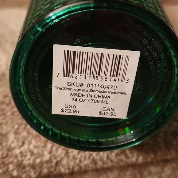 Starbucks Spring 2023 Watermelon Grid 24oz Venti Tumbler NWT - Picture 5 of 5